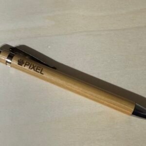 Stylo bambou - gravure pattoune + prénom