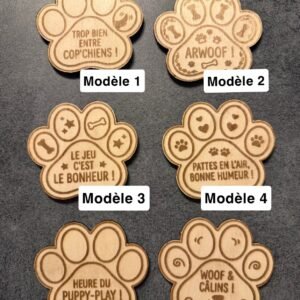 Dessous de verre pup - Unitaire ou en lot