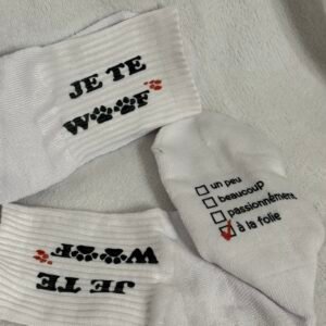 Chaussettes je te woof