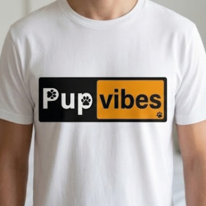 T-shirt pup personnalisé