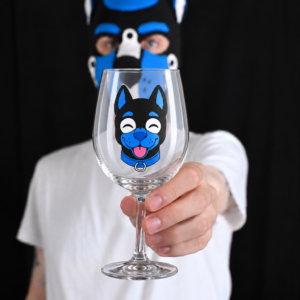 Verre à vin PUPMOJI - 15 expressions et couleur au choix