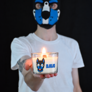 Bougie PUPMOJI - 15 expressions et couleur au choix