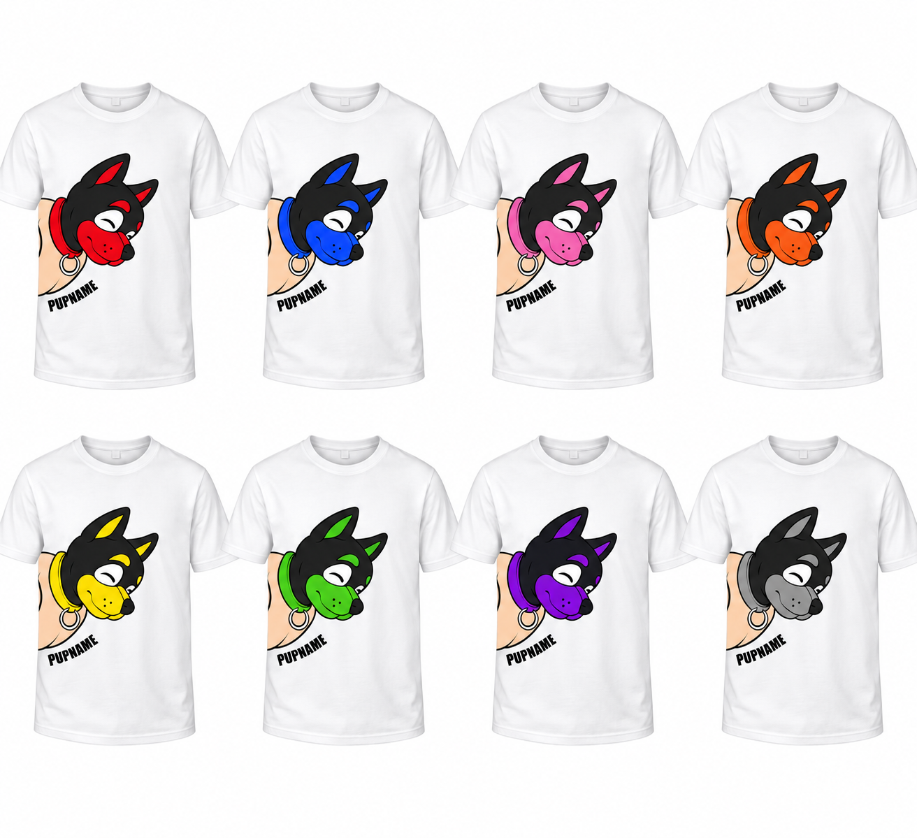T-shirt blanc DOM - couleur au choix
