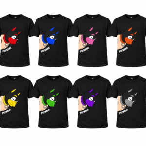 T-shirt noir DOM - couleur au choix