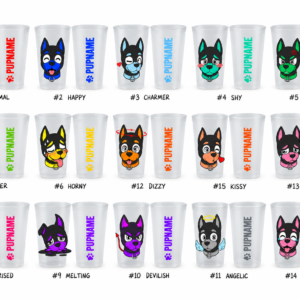 Ecocup PUPMOJI - 15 expressions et couleur au choix