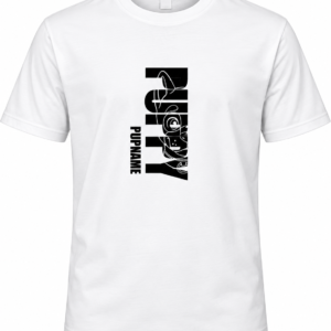 T-shirt blanc PUPPY - couleur au choix